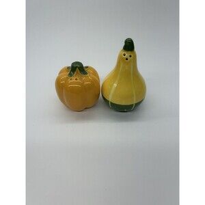 ceramic salt and pepper shakers Gourd And Pumpkin, Fall Kitchen Decor